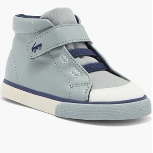 SEE KAI RUN Drew High Top Sneakers in Gray Blue NWOT